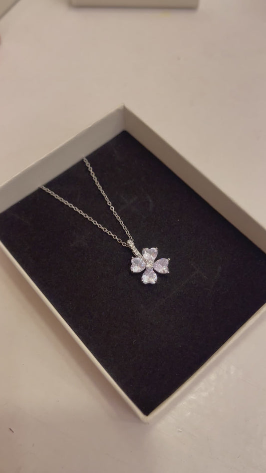 Silver Petal Pendant